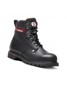 V12 Boulder V1235 Black Leather Boots Footwear